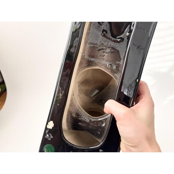 Royal Haeger Black Glazed Mother & Child Midcentury Modern Figures | statue - Picture 9 of 10